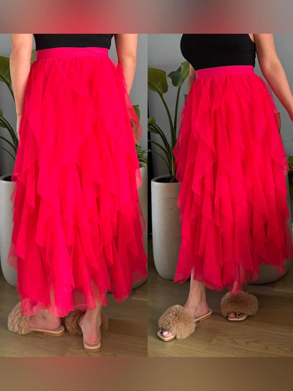 Elegant Layered Tulle Skirt